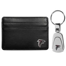 Atlanta Falcons Weekend Wallet & Steel Key Chain
