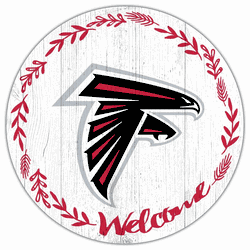Atlanta Falcons Welcome 12in Circle