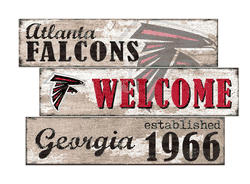 Atlanta Falcons Welcome 3 Plank