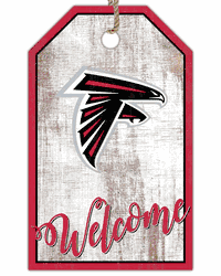 Atlanta Falcons Welcome Team Tag 11x19 Sign