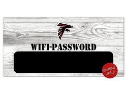 Atlanta Falcons Wifi Password 6x12 Sign