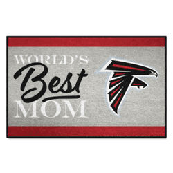 Atlanta Falcons World's Best Mom Starter Mat Accent Rug - 19in. x 30in.