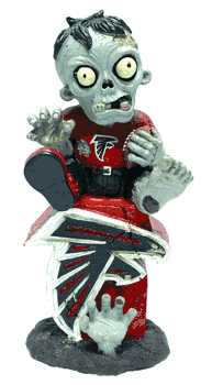 Atlanta Falcons Zombie Figurine - On Logo CO