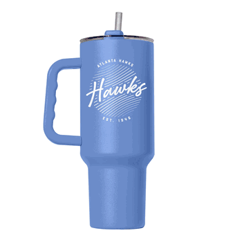 Atlanta Hawks 40oz Retro Script Powder Coat Tumbler