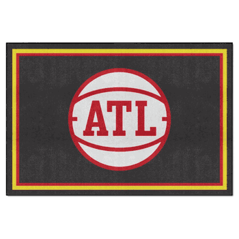 Atlanta Hawks 5ft. x 8 ft. Plush Area Rug