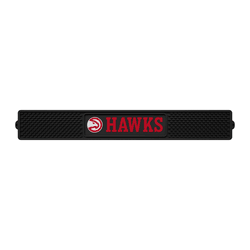 Atlanta Hawks Bar Drink Mat - 3.25in. x 24in.