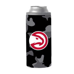 Atlanta Hawks Black Camo 12oz Slim Can Coolie