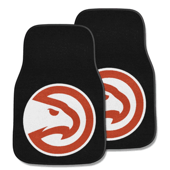 Atlanta Hawks Front Carpet Car Mat Set - 2 Pieces