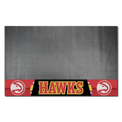 Atlanta Hawks Vinyl Grill Mat - 26in. x 42in.