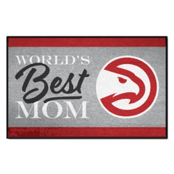Atlanta Hawks World's Best Mom Starter Mat Accent Rug - 19in. x 30in.
