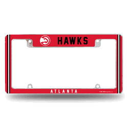 Atlanta HawksAlternate Design All Over Chrome Frame