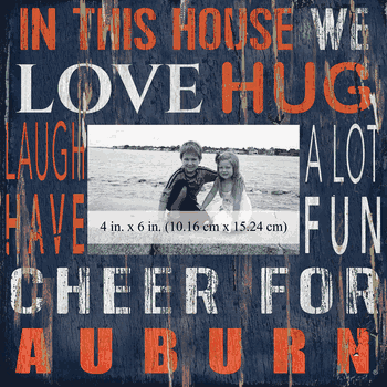 Auburn Tigers 10x10 In This House Frame