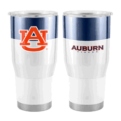 Auburn Tigers 30oz Colorblock Stainless Tumbler