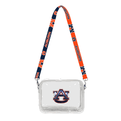 Auburn Tigers 3D Logo Clear Fanny Fan Purse