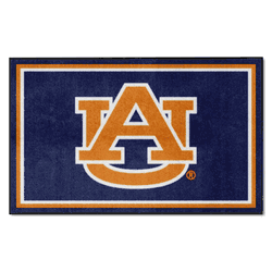 Auburn Tigers 4ft. x 6ft. Plush Area Rug, AU