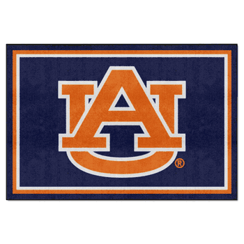 Auburn Tigers 5ft. x 8 ft. Plush Area Rug, AU