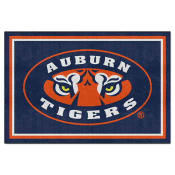 Auburn Tigers 5ft. x 8 ft. Plush Area Rug, Tiger