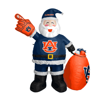 Auburn Tigers 7 FT Inflatable Santa Claus