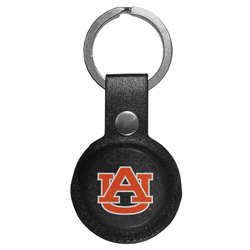 Auburn Tigers AirTag Compatible Leather Key Chain