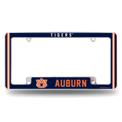 Auburn Tigers Alternate Design All Over Chrome Frame