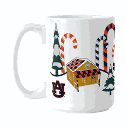Auburn Tigers Aubie Claus 15oz Sublimated Mug