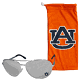 Auburn Tigers Aviator Sunglasses and Bag Set