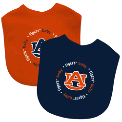 Auburn Tigers Baby Bibs 2-Pack