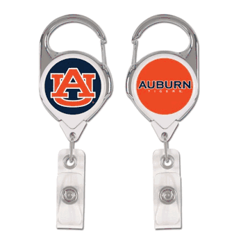 Auburn Tigers Badge Holder Premium Retractable Alternate