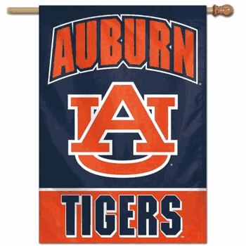 Auburn Tigers Banner 28x40 Vertical Alternate Design