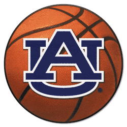 Auburn Tigers Basketball Rug - 27in. Diameter, AU