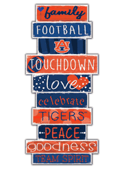 Auburn Tigers Celebrations Stack 24" Sign