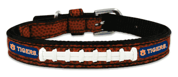 Auburn Tigers Classic Leather Toy Football Collar