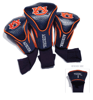 Auburn Tigers Club 3 Piece Contour Headcover Set