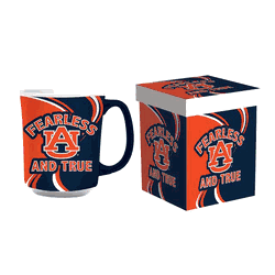 Auburn Tigers Coffee Mug 14oz Ceramic with Matching Box