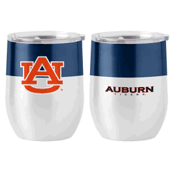 Auburn Tigers Colorblock 16oz Stainless Curved Beverage