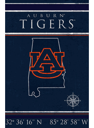Auburn Tigers Coordinates 17x26