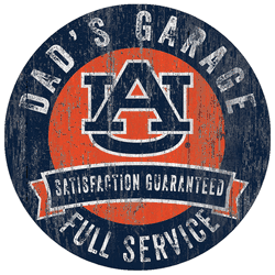 Auburn Tigers Dad's Garage Sign