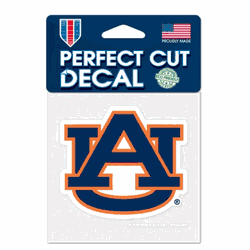 Auburn Tigers Decal 4x4 Perfect Cut Color