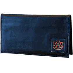 Auburn Tigers Deluxe Leather Checkbook Cover