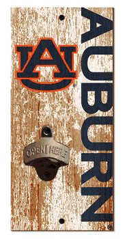 Auburn Tigers Distressed Bottle Opener