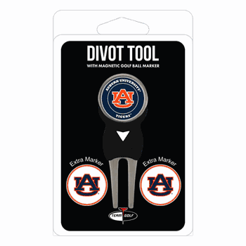 Auburn Tigers Divot Tool Pack - Signature tool w/ 3 markers