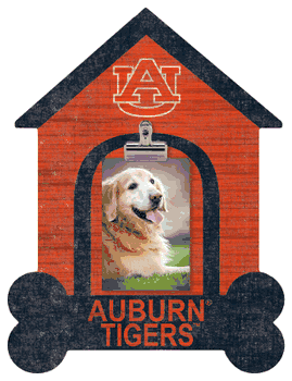 Auburn Tigers Dog Bone House Clip Frame