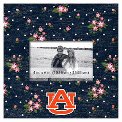 Auburn Tigers Floral 10x10 Frame