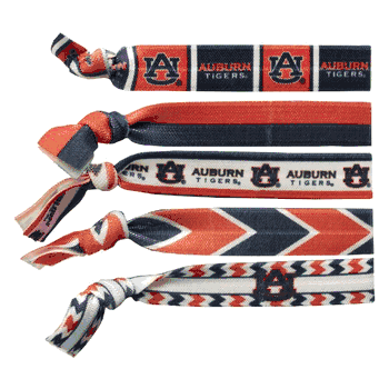 Auburn Tigers Knotted Hair Tie