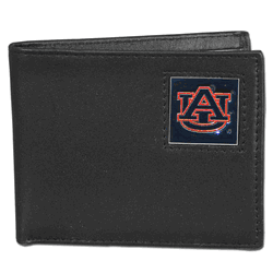 Auburn Tigers Leather Bi-fold Wallet