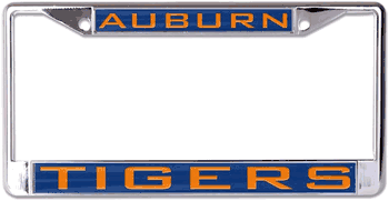 Auburn Tigers License Plate Frame - Inlaid