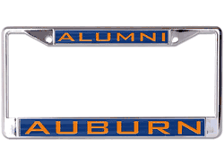 Auburn Tigers License Plate Frame - Inlaid - Alumni