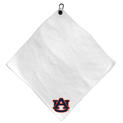 Auburn Tigers Microfiber Small Towel - 15" x 15" (White)