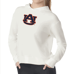 Auburn Tigers NCAA Kadi Waffle Hoodie Coconut Cream Medium