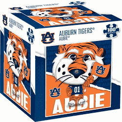 Auburn Tigers NCAA Mascot 100 Piece Square Puzzle